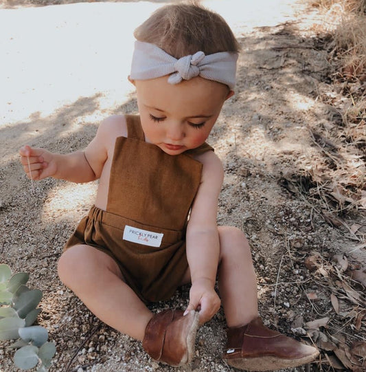 Pure Linen Summer Dungaree