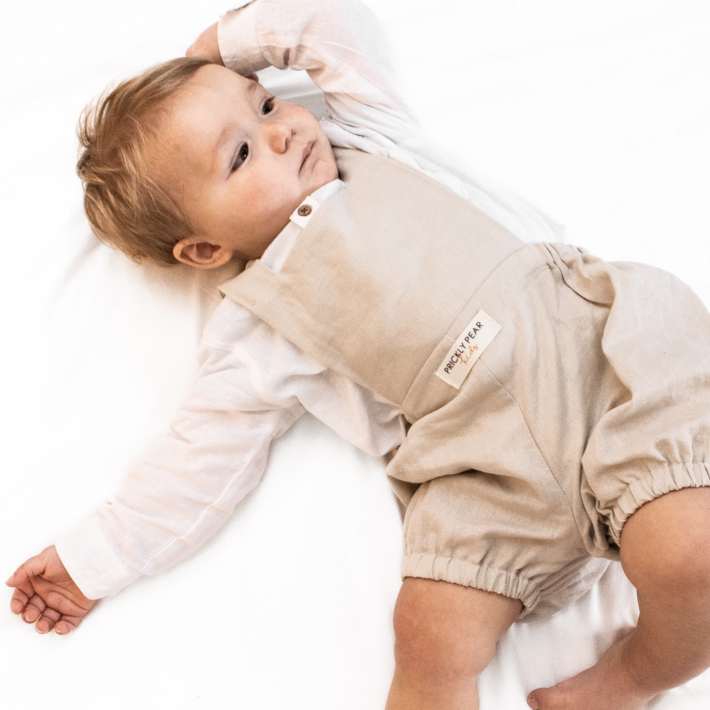 Pure Linen Summer Dungaree
