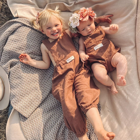 Rayon Linen Autumn Long Legged Dungaree