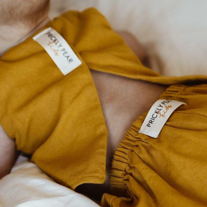Pure Linen Jaxson No Sleeve Set